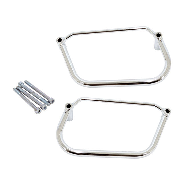 Longride saddlebag holder, chrome