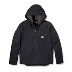 Carhartt Washed duck lined jacket black