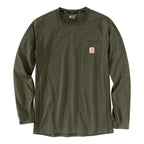 Carhartt Force™ pocket long sleeve basil heather