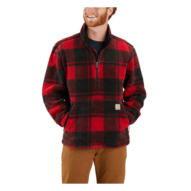 Carhartt Fleece pullover crabapple/black