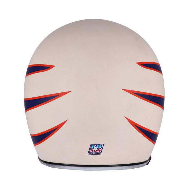 13 1/2 Skull bucket helmet Superior vintage white