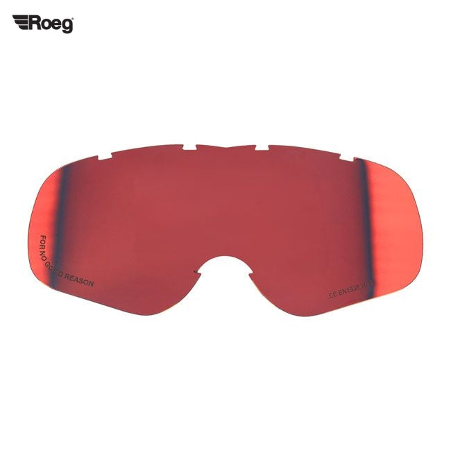 Roeg Peruna goggle replacement lens red