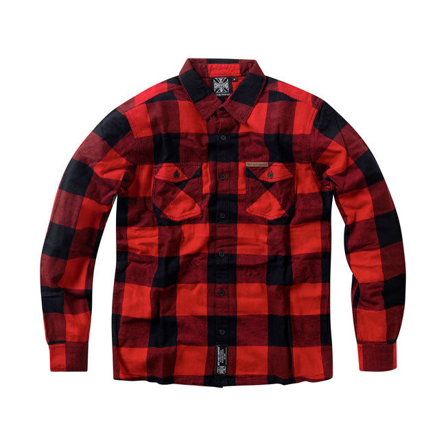 WCC Rigid Flannel shirt red/black