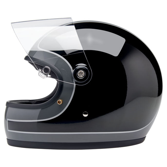 Biltwell Gringo S helmet Storm Grey/Black Tracker Gloss