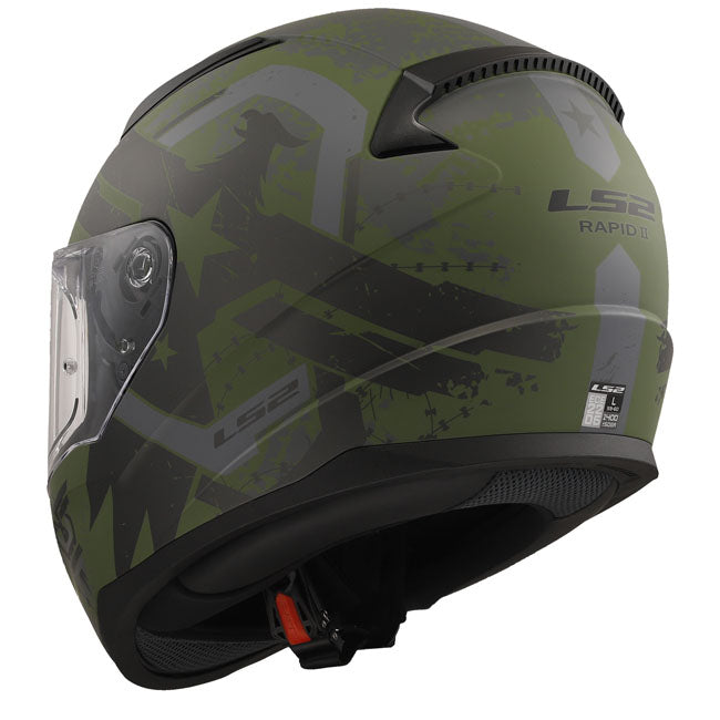 LS2 Rapid II Thunder Birds helmet military