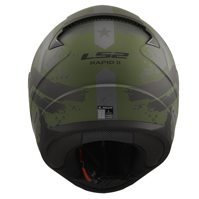 LS2 Rapid II Thunder Birds helmet military