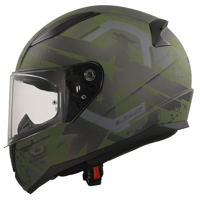 LS2 Rapid II Thunder Birds helmet military