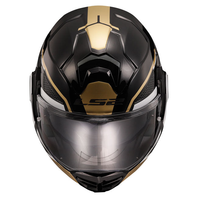 LS2 Advant X Metryk helmet black gold