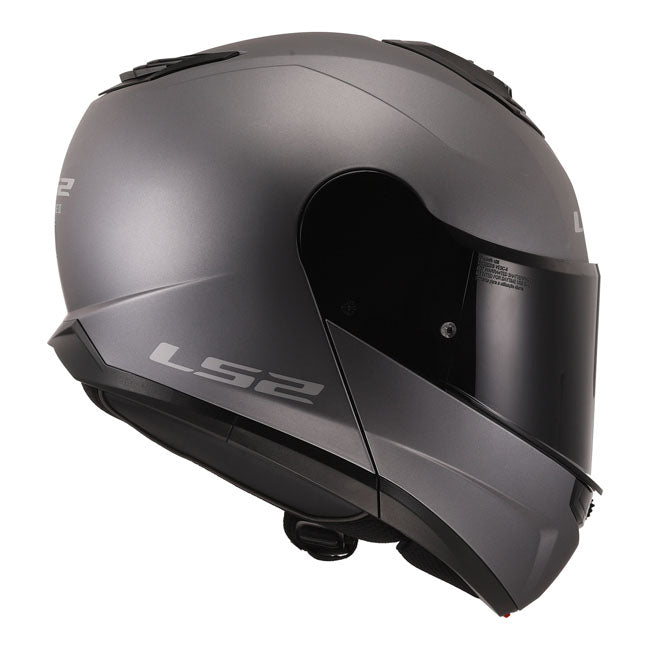 LS2 Strobe II helmet matt titanium