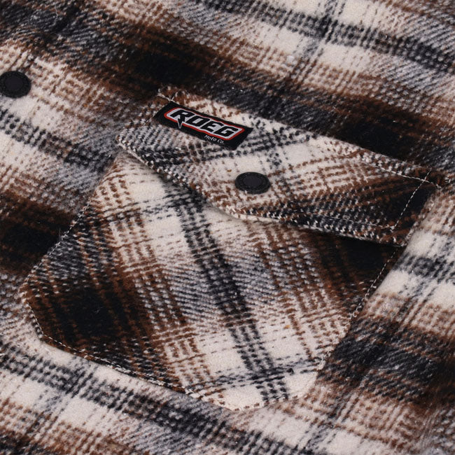 Roeg Blaze Flannel shirt brown