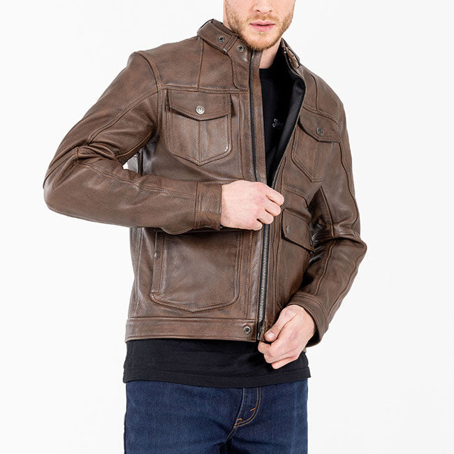 John Doe Drifter leather jacket brown