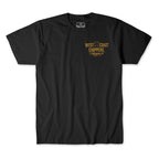 WCC Motorcycle t-shirt black/yellow
