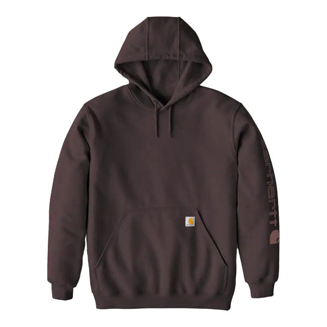 Carhartt Sleeve Logo hoodie dark sepia