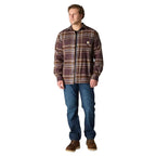 Carhartt Flannel Plaid shirt dark sepia