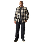 Carhartt Plaid flannel shirt oat milk