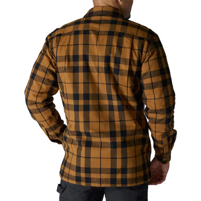 Carhartt Flannel Sherpa-Lined shirt carhartt® brown