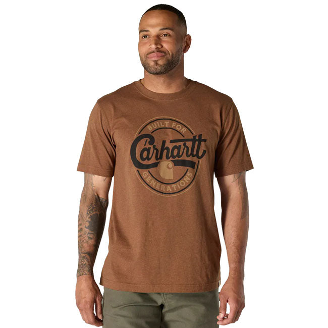 Carhartt Script Graphic t-shirt red duck heather