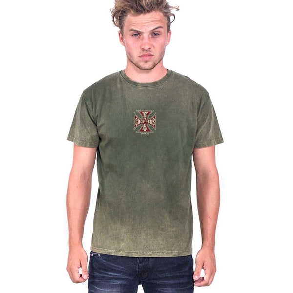 WCC Og Lbc Cross t-shirt Vintage green wash