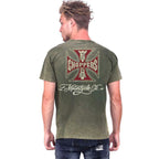 WCC Og Lbc Cross t-shirt Vintage green wash