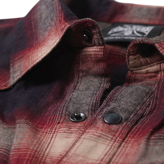 WCC Outlaw Flannel shirt red/grey