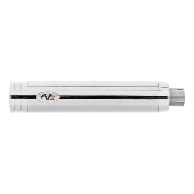 V Performance, Double Ring slip-on mufflers. Chrome