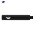 V Performance, 80mm Double Ring slip-on mufflers. Black