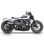 V Performance, 2-2 muffler set Sportster S. Silver