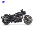 V Performance, Revolver 90mm slip-on muffler set. Black