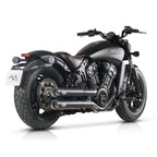 V Performance, Revolver 90mm slip-on muffler set. Black