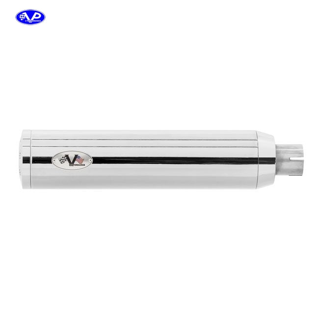 V Performance Twin Slip-on muffler set Chubby. Chrome