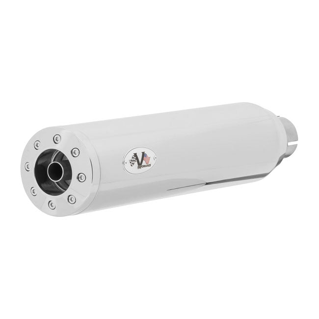 V Performance Twin Slip-on muffler set Chubby. Chrome