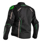 RST S-1 Jacket Textile Black/Grey/Neon Green Size M - Extra