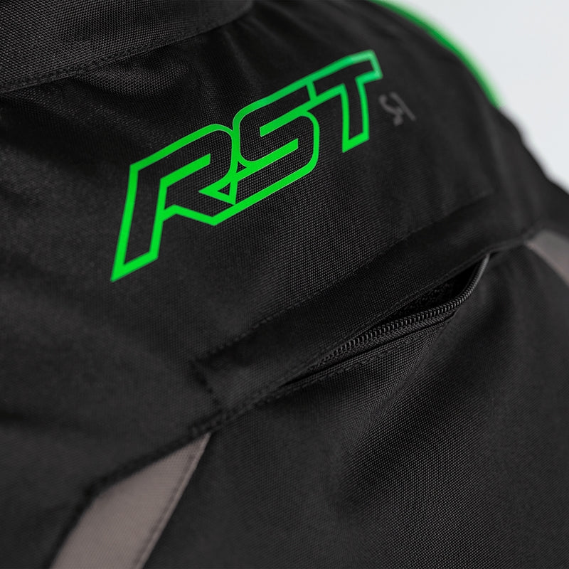 RST S-1 Jacket Textile Black/Grey/Neon Green Size M - Extra