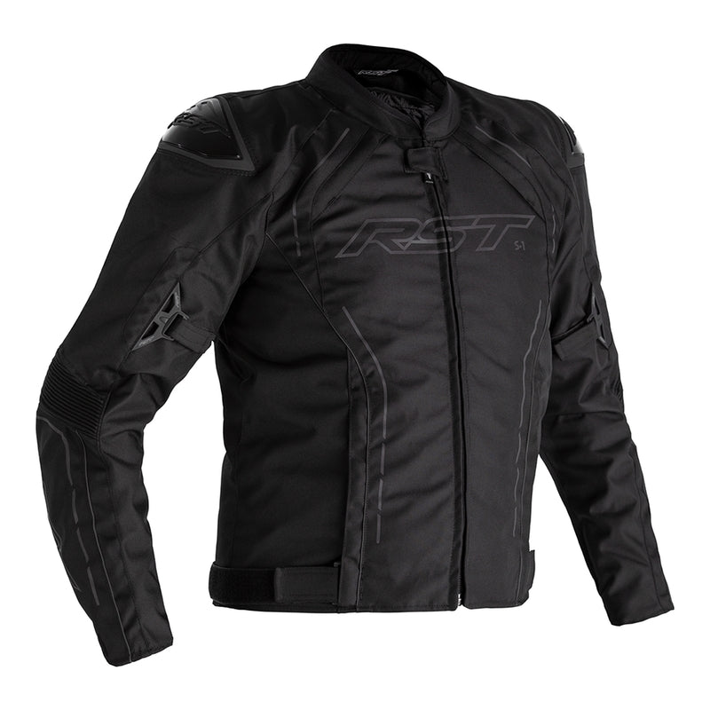 RST S-1 Jacket Textile Black Size M - Main