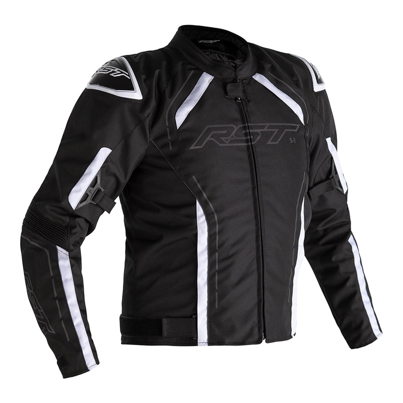 RST S-1 Jacket Textile Black/White Size XL - Extra