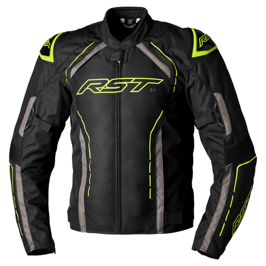 RST Textile Jacket S-1 Men - Neon yellow Size M - Main