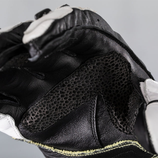 RST TracTech Evo 4 Leather Gloves - White/Black Size XS - Extra