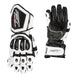 RST TracTech Evo 4 Leather Gloves - White/Black Size XS - Extra