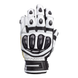 RST TracTech Evo 4 Short Leather Gloves White/Black Size XS - Main