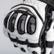 RST TracTech Evo 4 Short Leather Gloves White/Black Size XS - Extra