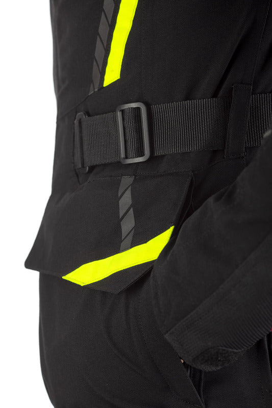 RST Pathfinder Jacket Textile - Black/Neon Yellow Size L - Extra