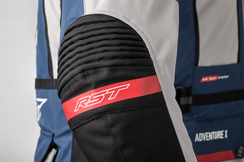 RST Pro Series Adventure-X CE Women Jacket Textile - Silver/Blue/Red - Extra