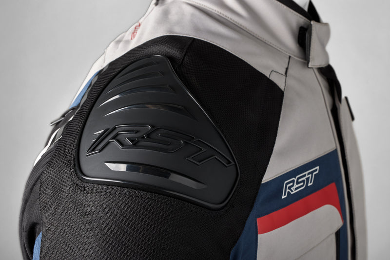 RST Pro Series Adventure-X Jacket Textile - Silver/Blue/Red - Extra