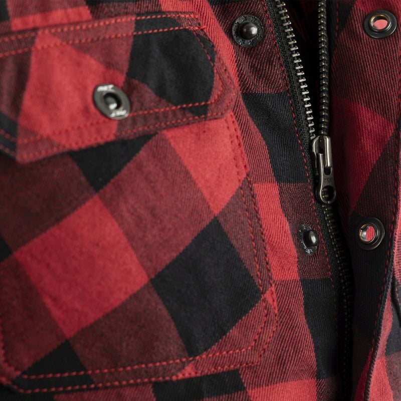 RST Lumberjack Reinforced CE Aramid Fibre Jacket - Red - Extra