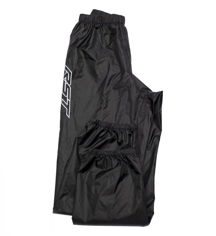 RST Lightweight Waterproof Rain Pants - Black Size S - Extra