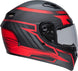 BELL Qualifier DLX Mips Helmet - Raiser Matte Black/Crimson - Extra