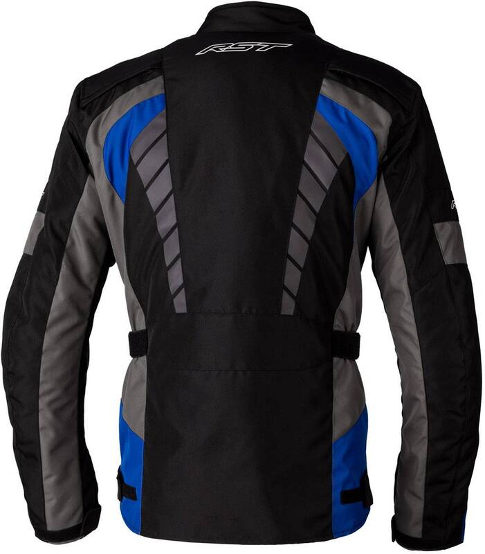 RST Alpha 5 CE Textile Jacket - Black/Blue Size S - Extra