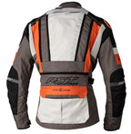 RST Race Dept Adventure X-Treme CE Textile Jacket - Grey/Ice/KTM Orange Size M - Extra