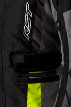 RST Race Dept Adventure X-Treme CE Textile Jacket - Silver/Navy/Yellow Size S - Extra