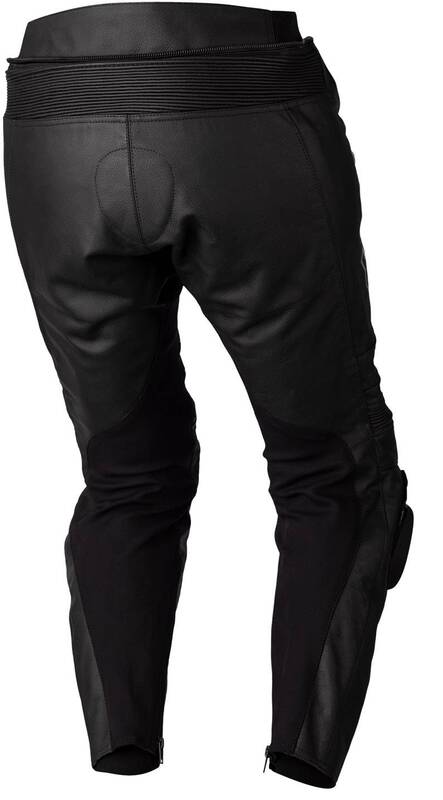 RST S1 CE Leather Pants - Black/Black Size 3XL - Extra